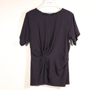 Ann Taylor Navy Blue Dressy Top